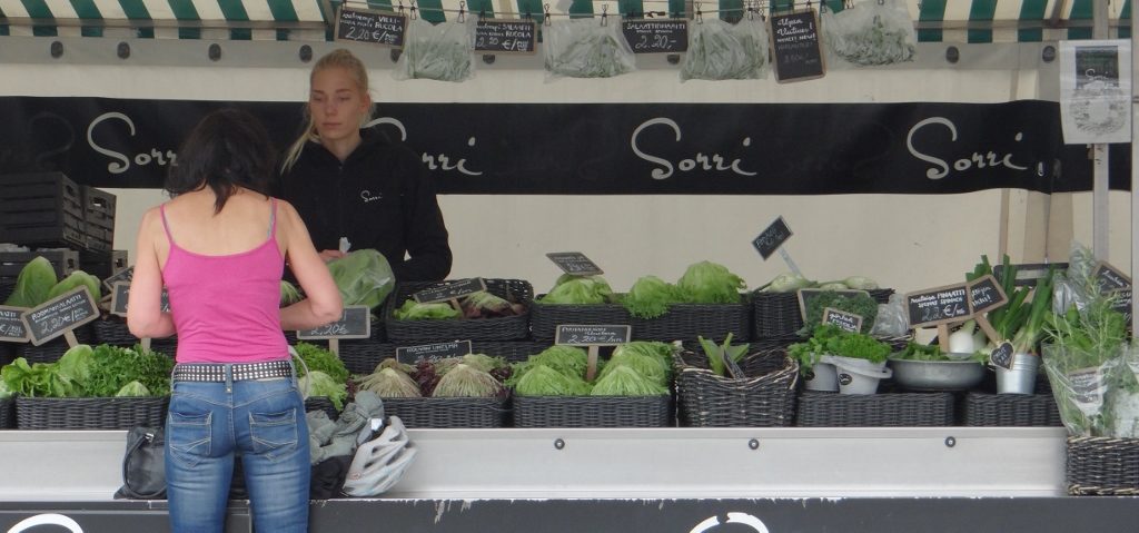 Turku market - good place to get a few veggies but no match for the beautiful markets of France and Italy