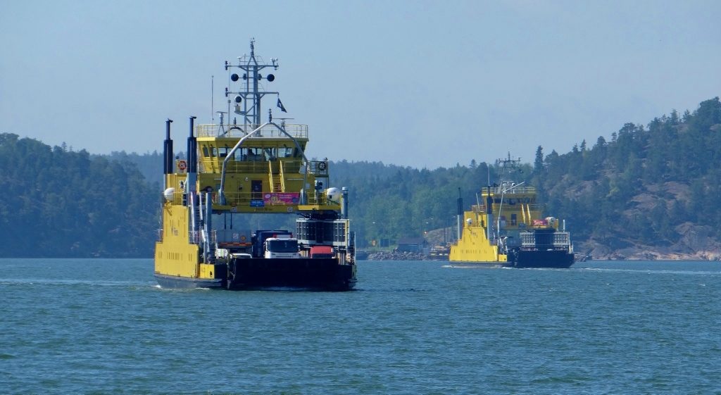 Ferries on Turku archipelago trial, Finland