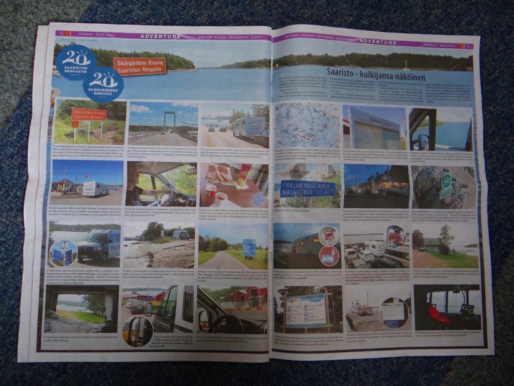 A tourist brochure given to us indicated you could free-camp on the islands. Sadly it didn't say where...