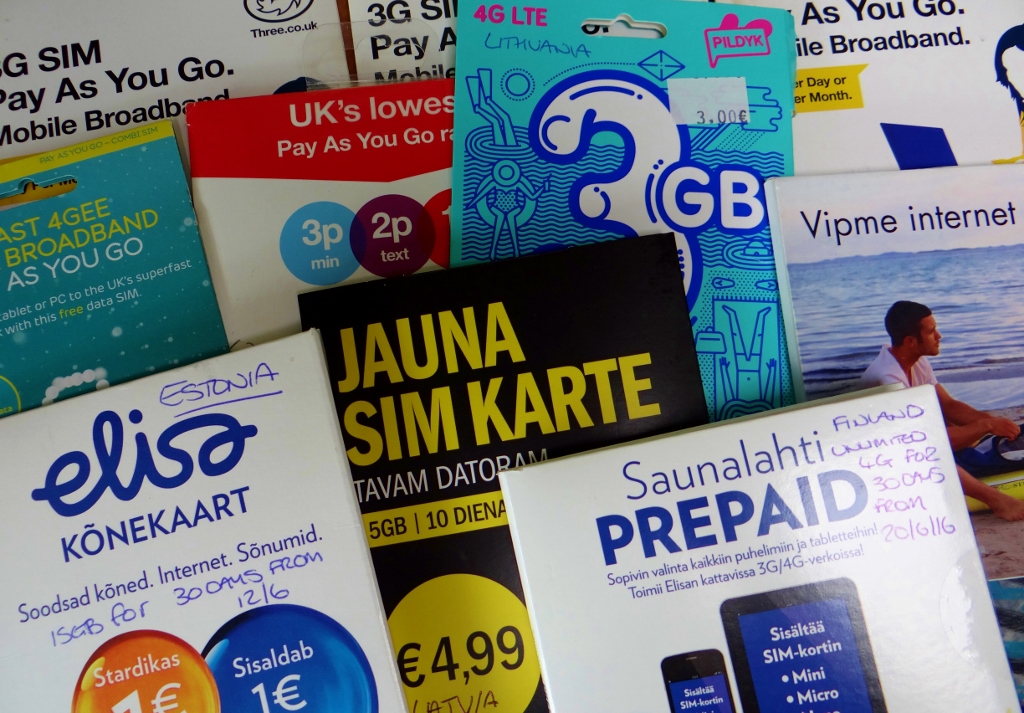 The SIMs we've used in 2016