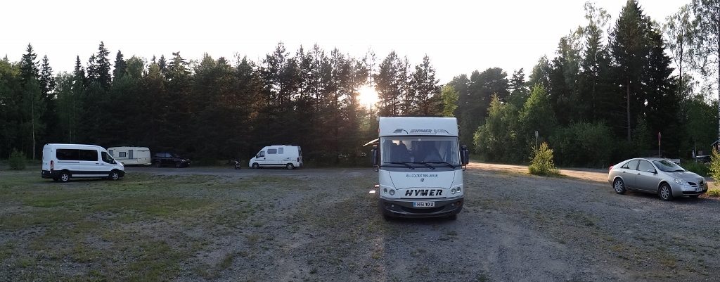 We aren't the only ones here, but it is still early for Finland!