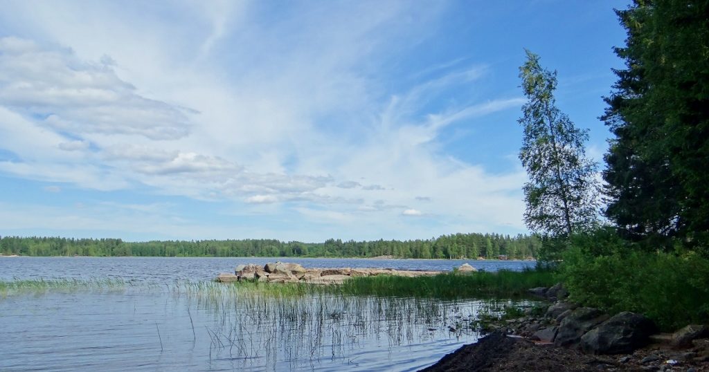Lake Toisvesi: frozen from December to April