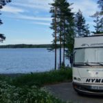 Zagan wild camping at Lake Toisvesi, Finland