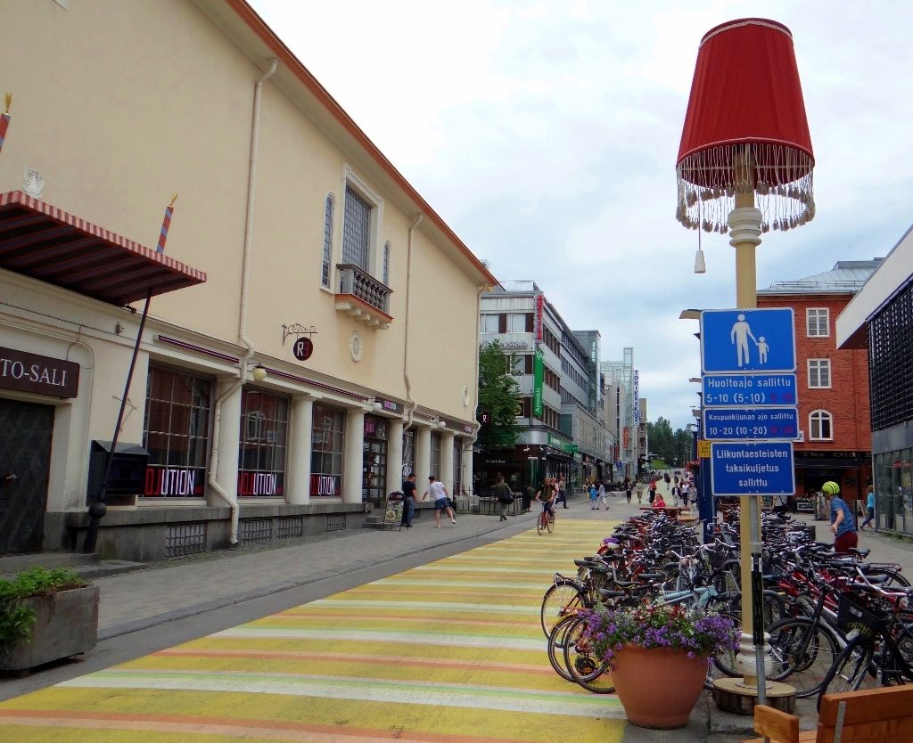 Jyvaskyla shopping street