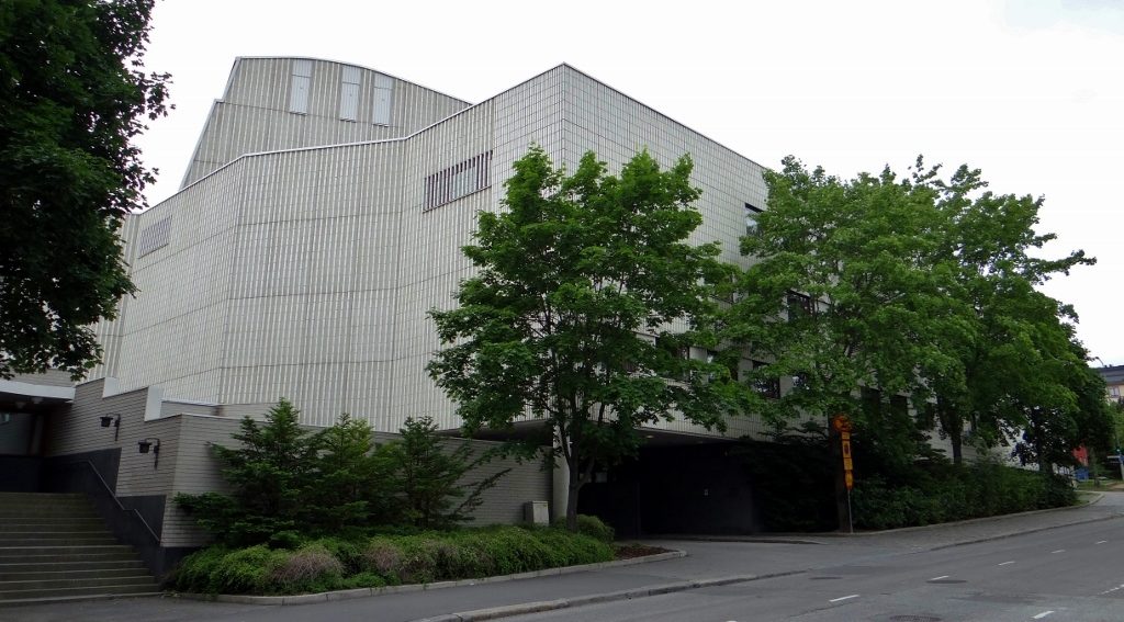 The City Theatre in Jyväskylä, designed by Alvar Aalto