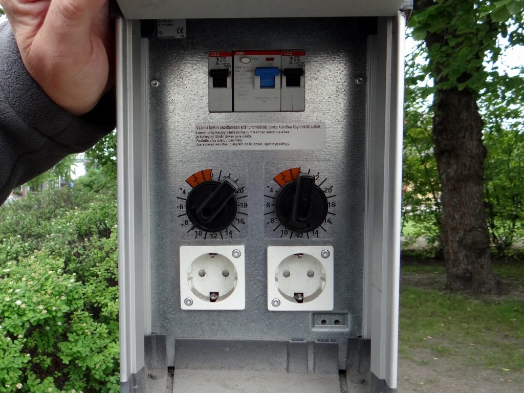 In winter you plug you car in to keep the engine block warm, you can see these in loads of car parks, wonder if they'd run Zagan?