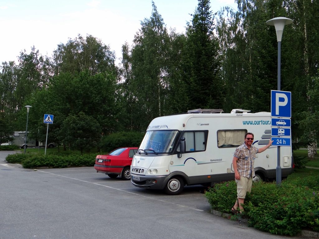 Motorhome parking Iisalmi