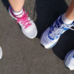 Shiny new trainers got a run out on the beach yesterday. Too hot, 2 or 3 miles later we were roasted alive and had to walk back