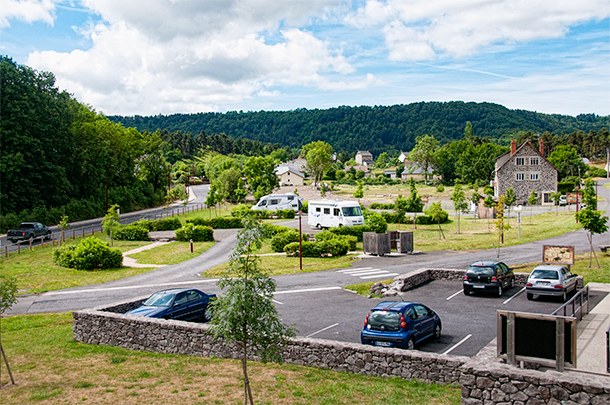 This free Aire in Neussargues-Moissac had high-speed WiFi so we stopped here twice.