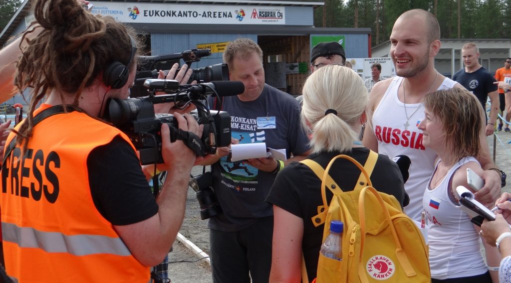 Seriously enough to hammer home the win - here are the 2016 World Wife Carrying Champions, from Russia