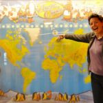 Map at Santa Village Rovaniemi Finland