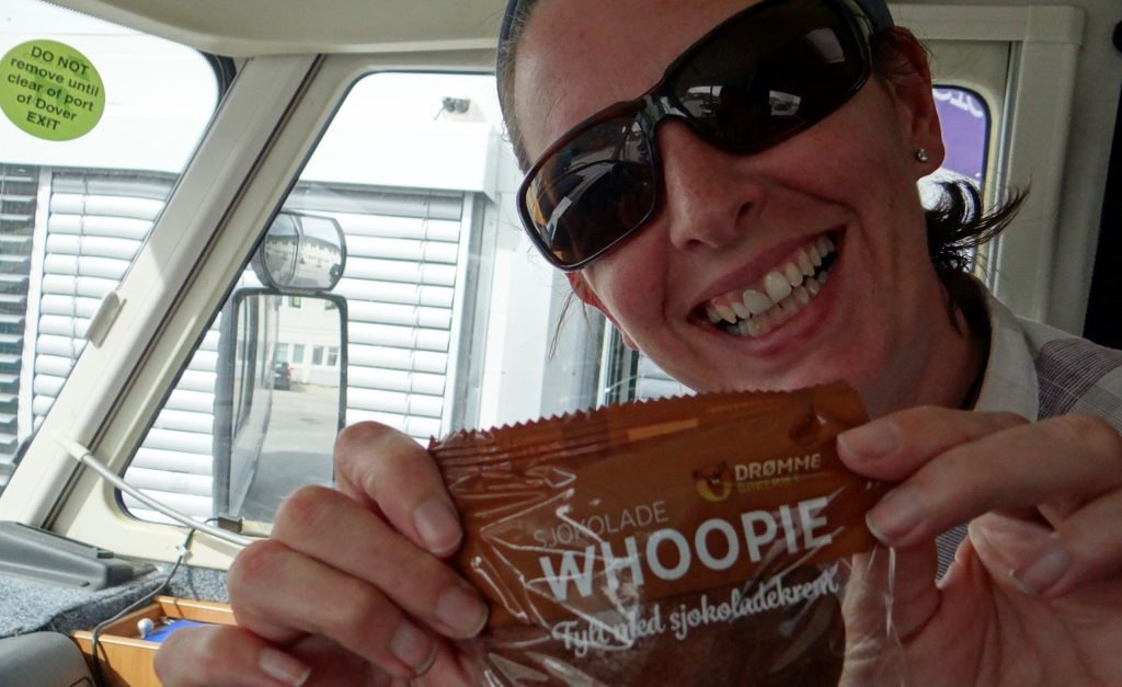 Whoopie! Something we can afford in the supermarket: cake was about a quid