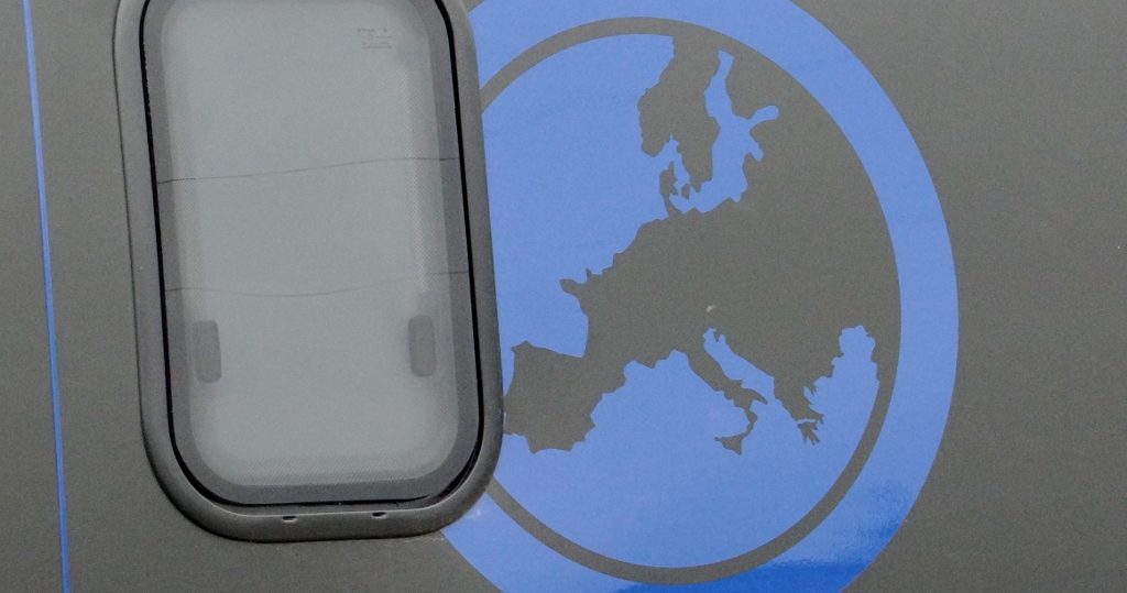 A German van parked up next to us. I stared at the map for a minute: hang on! We may have Brexited but we ain't disappeared!