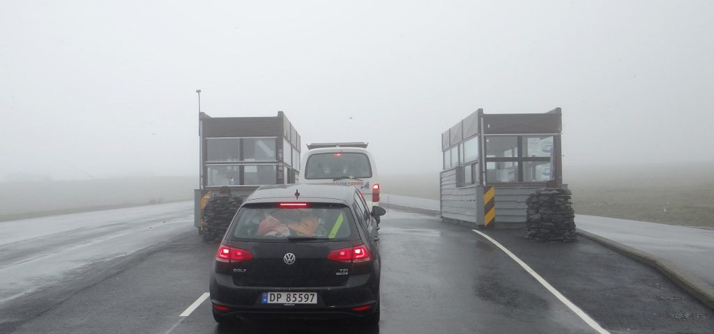 Arriving at Nordkapp. Get your wallet out!