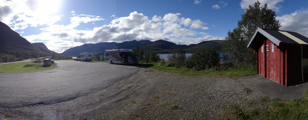 Free camping at Langfjordveien, Arctic Norway
