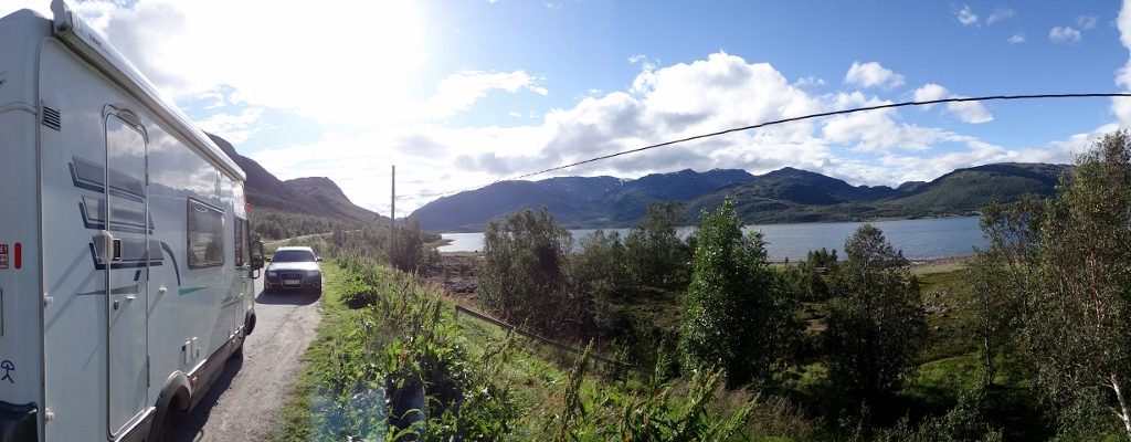 Free camping at Langfjordveien, Arctic Norway