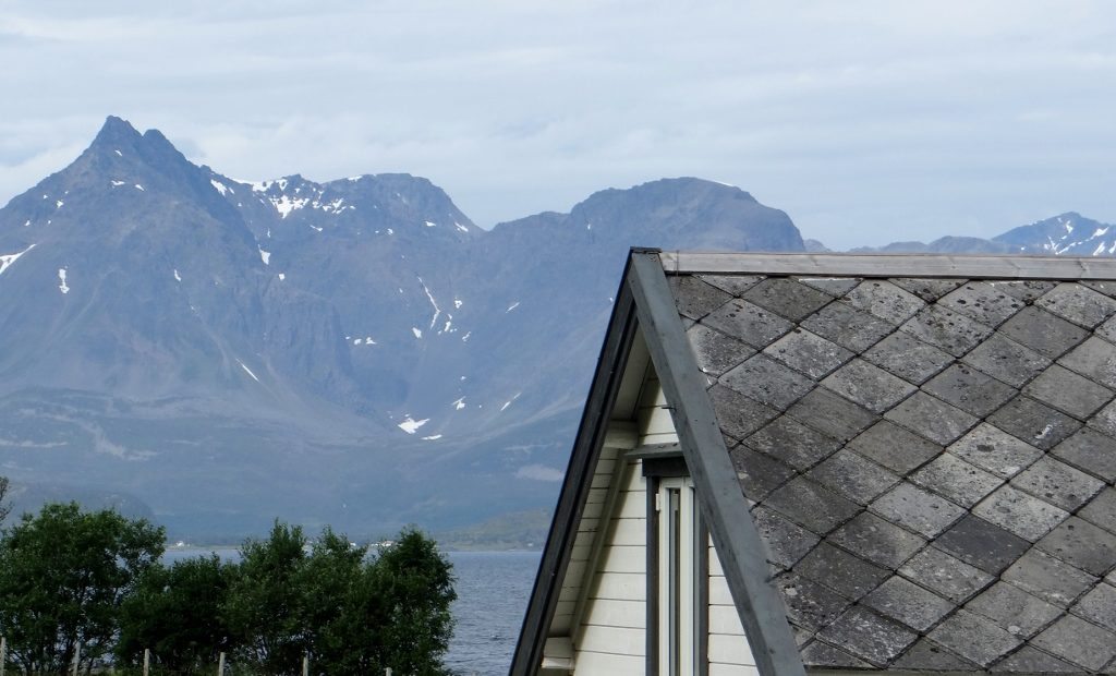 Plenty of slate around here - there's a quarry up the road - these tiles probably travelled about 50 metres!