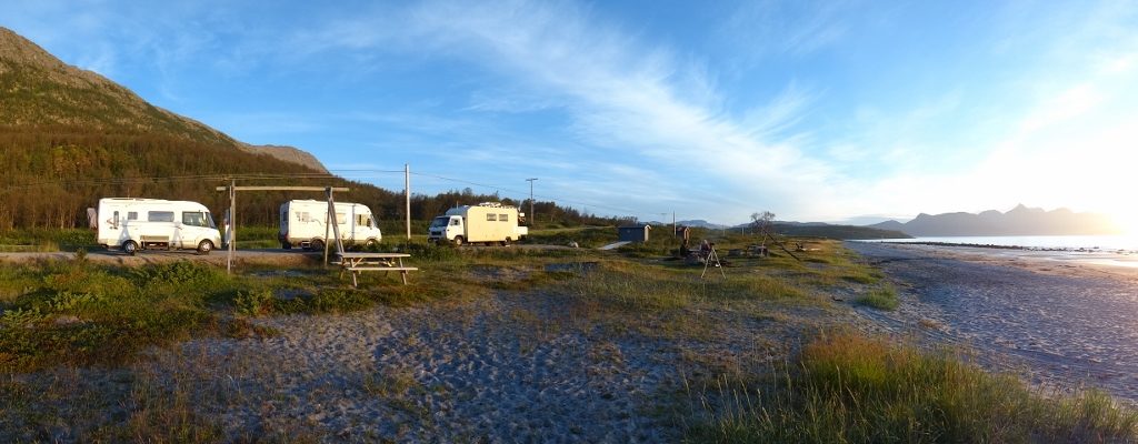 Norway in a motorhome - wild camping in the Arctic Circle