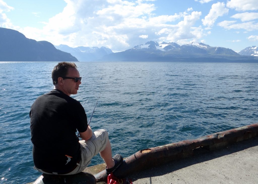 You can't get a much better fishing view than that