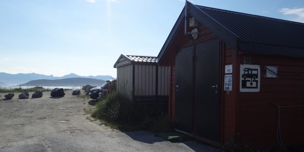 Perfectly presented and completely free service point. The second door is for a toilet which looks better than ours at home, with a friendly note saying it's maintained voluntarily and asking for a small donation
