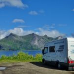 Motorhome parking Mefjordvaer Norway
