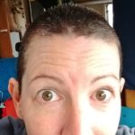 One month after head shave