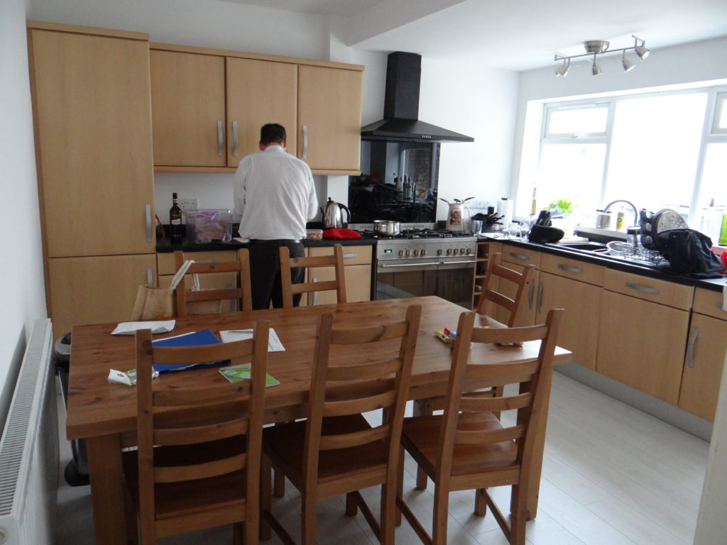 The finished kitchen