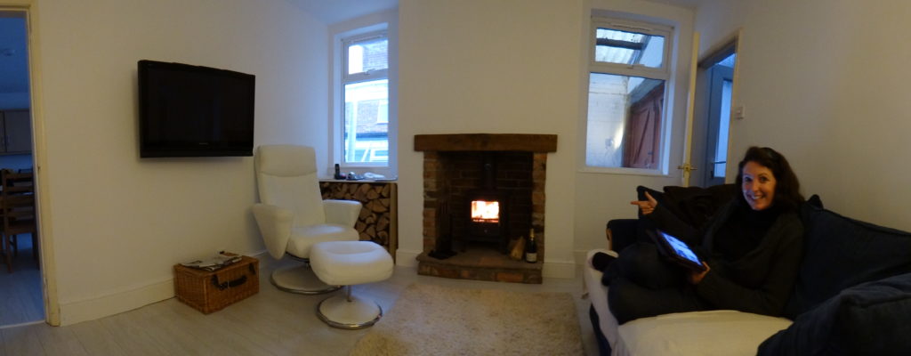 Lounge after we'd finished