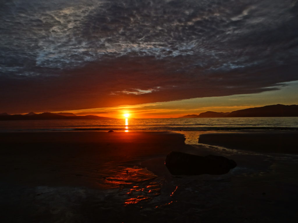 Ticking off a bucket list item - the midnight sun in Arctic Norway, 2016
