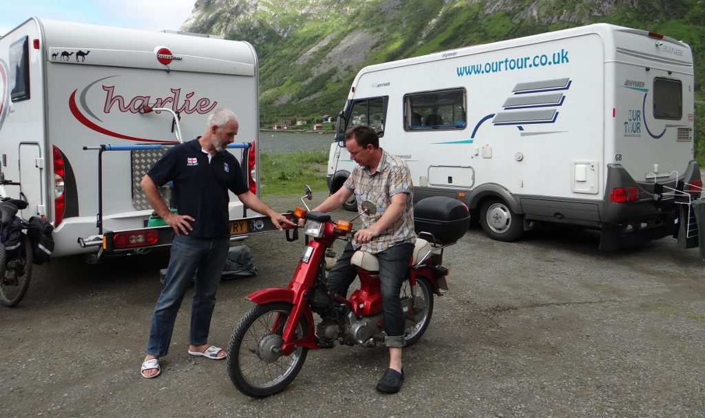 Cub 90 instruction - there is no clutch, which my tiny brain kept trying to find!