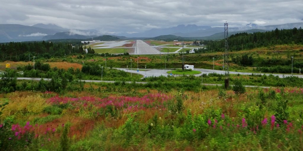 Empty airport Norway