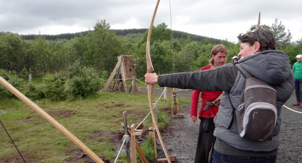 I piled the pressure on Ju by telling the local staff we were from Nottingham and were descended from Robin Hood