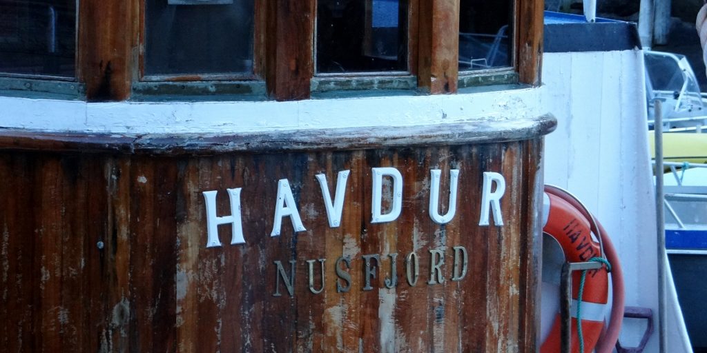 Fishing boat in Nusfjord