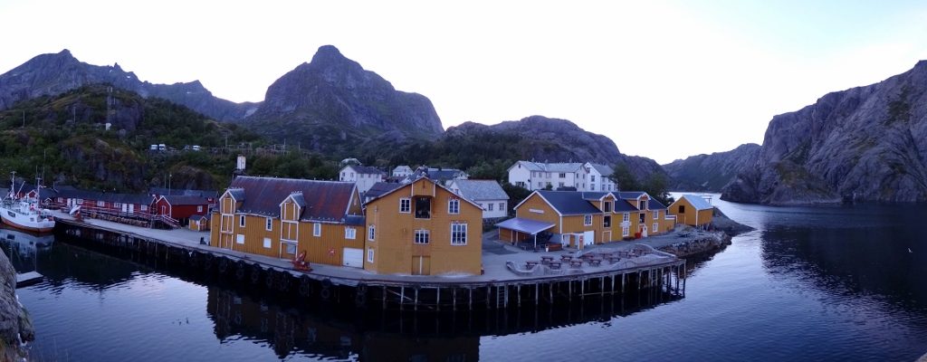 Nusfjord, where flat land has to be fashioned with stilts