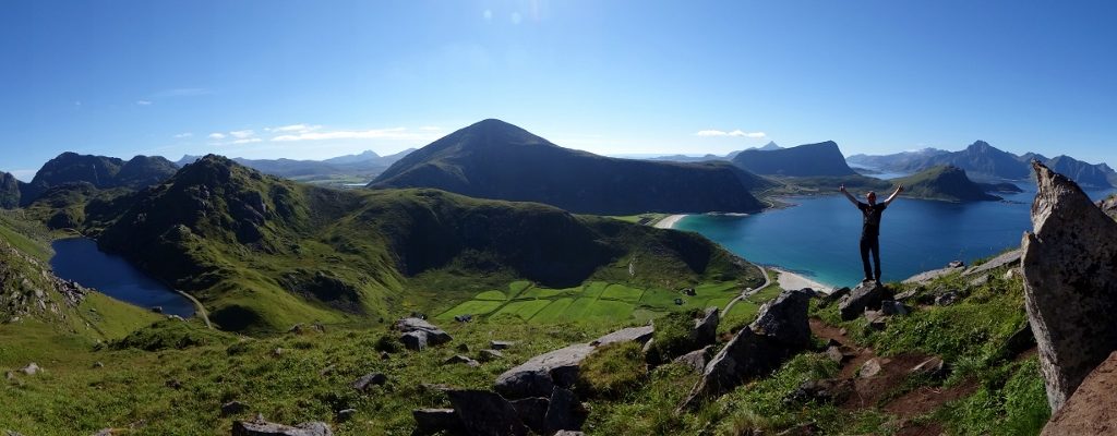 Views over the southern Lofotens, just wonderful