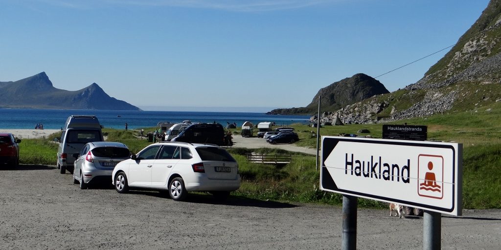 This way to heaven, Haukland Beach