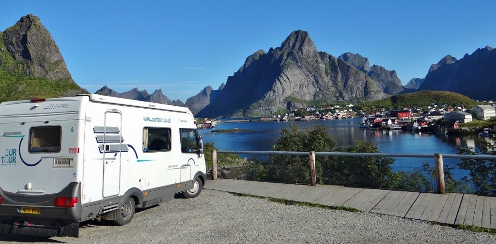 Motorhome Reine Lofoten Islands