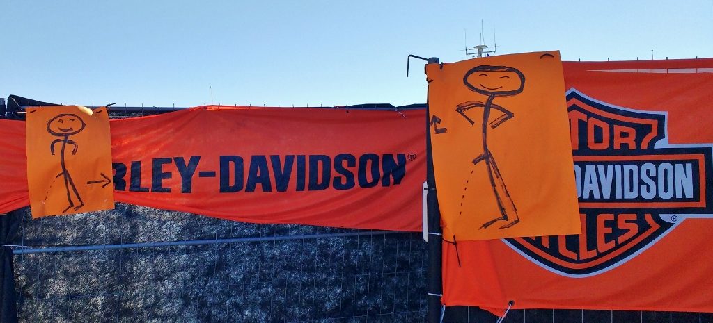 Toilet sign Harley Davidson