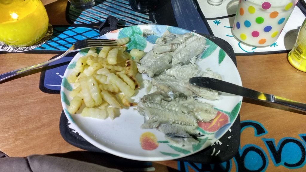 Late night fish and chip nosh-up