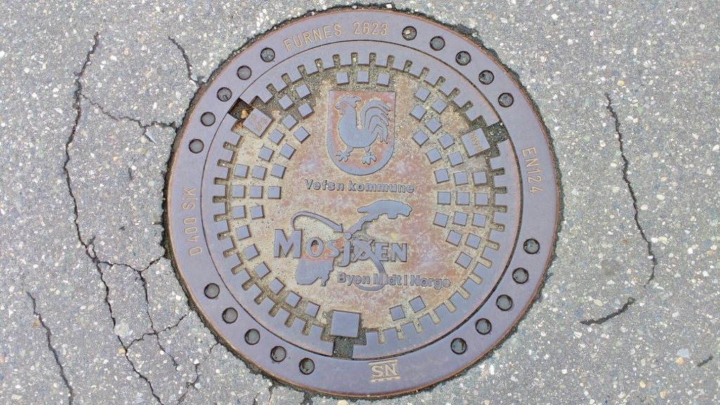Manhole Cover Mosjøen, Norway