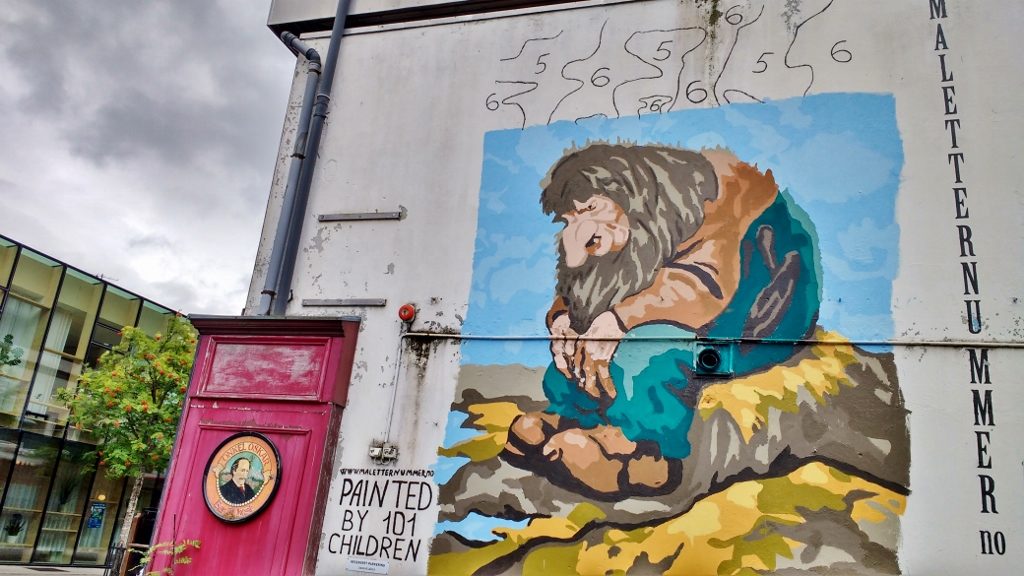 Wall art Mosjøen Norway