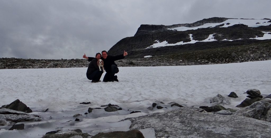 Snow on Aurlandsfjellet, Norway