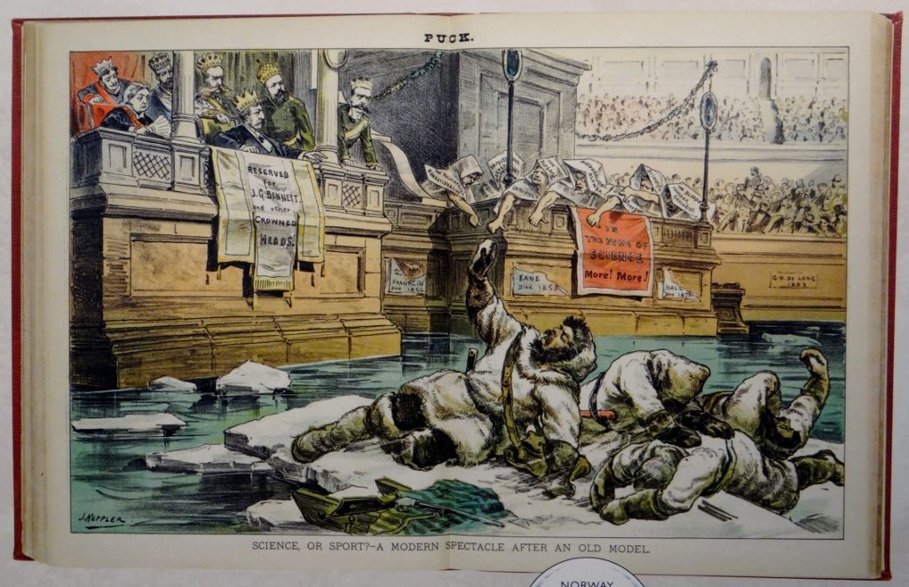 At the time of the early polar voyages, the explorers were likened to gladiators, and the value of the science carried out by the expeditions was compared with the human cost