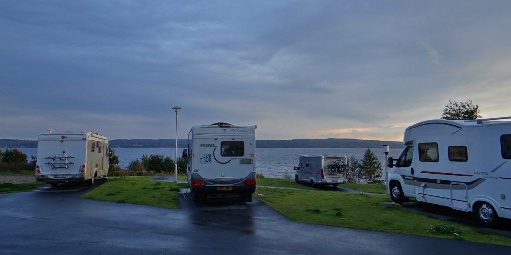 Motorhome aire Karlskoga Sweden