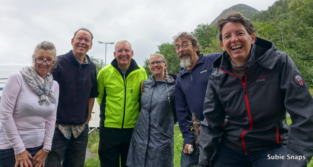 Left to right: Sue, Jay, Peter, Holly, Paul and Ju