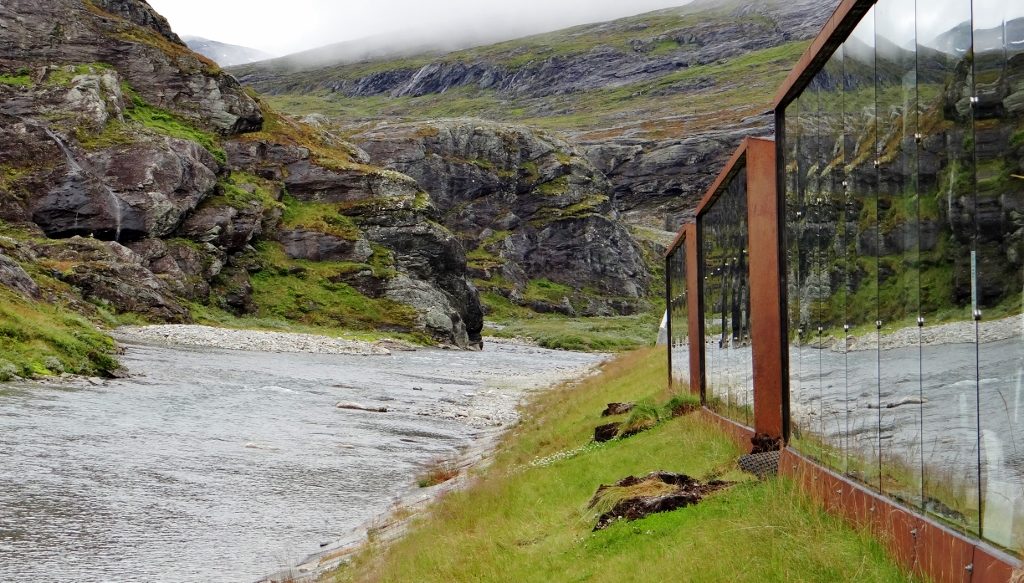 Smashing, industrial-yet-natural architecture at the Trollstigen visitor's centre
