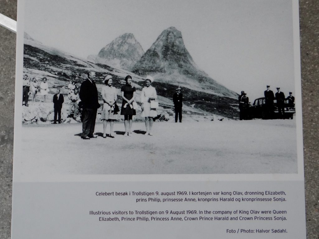 The Queen woz 'ere. Some time ago mind.