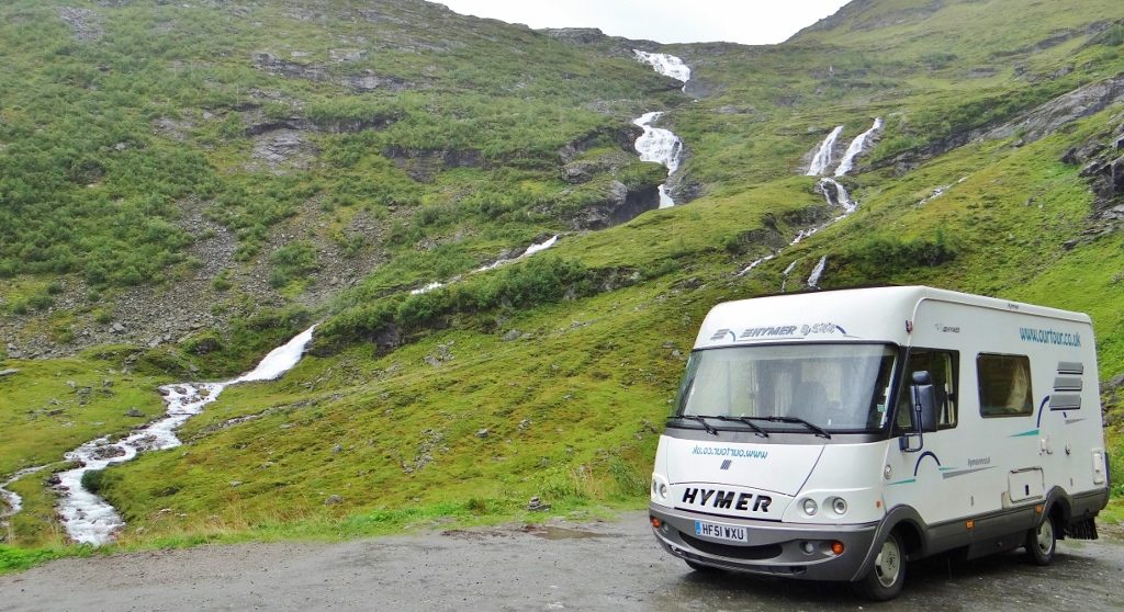 Hymer Wildcamping Norway