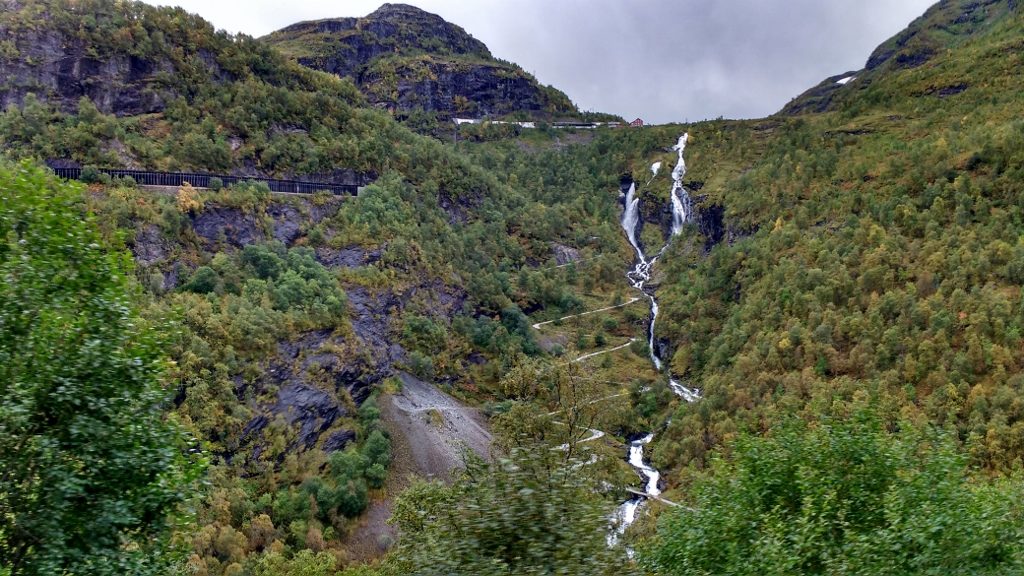 Galleried tunnel, vertical river and almost-vertical worker's road