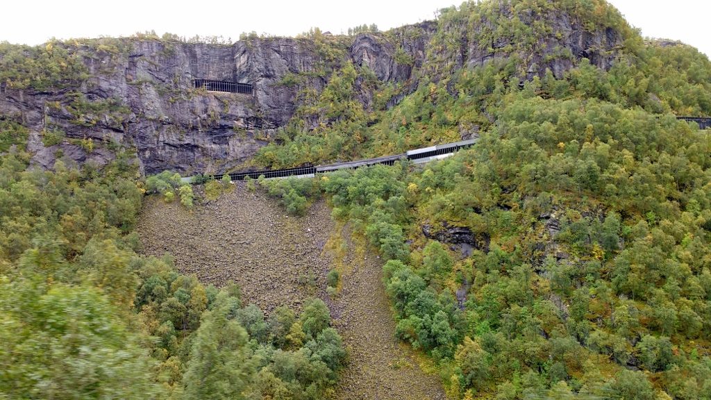 Amazing galleries set in the cliff - the tunnel twists 180 degrees in the rock which is why you can see two openings, one above the other